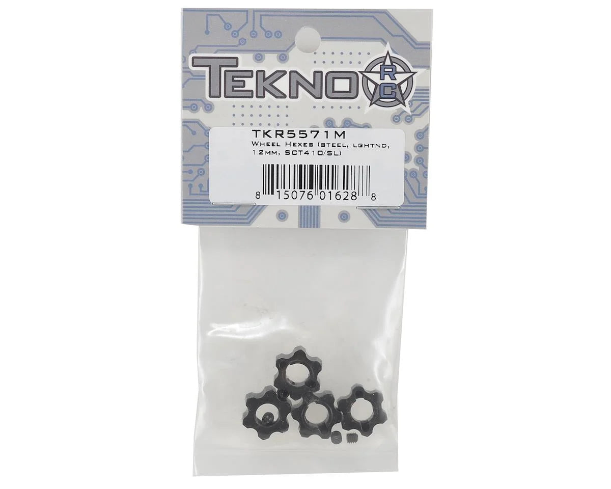Tekno RC TKR5571M Lightened 12mm Wheel Hexes (4)