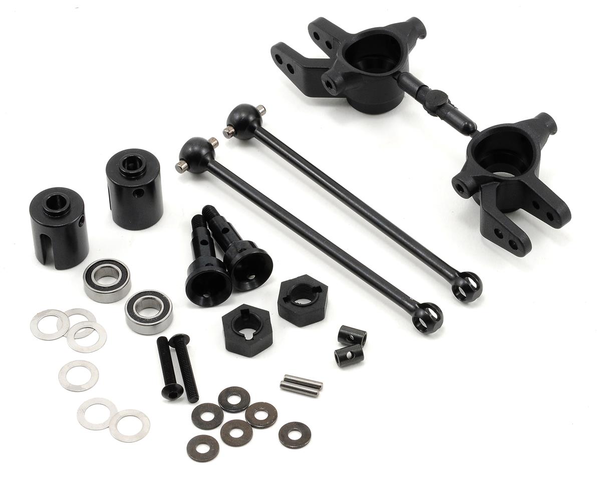Tekno RC TKR6851X M6 Driveshaft & Steering Block Set (Front, 6mm)