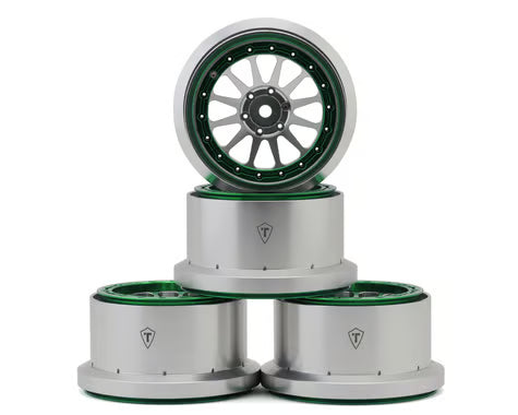 Treal Hobby Aluminum Beadlock Monster Truck Wheels for Traxxas® Mini Maxx® (4) w/12mm Hex