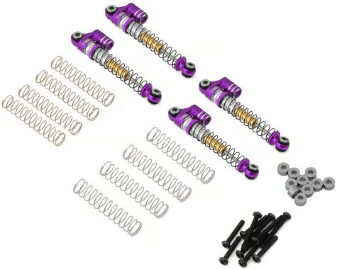 Treal Hobby FCX24 Threaded Double Barrel Aluminum Shocks (43mm (4)