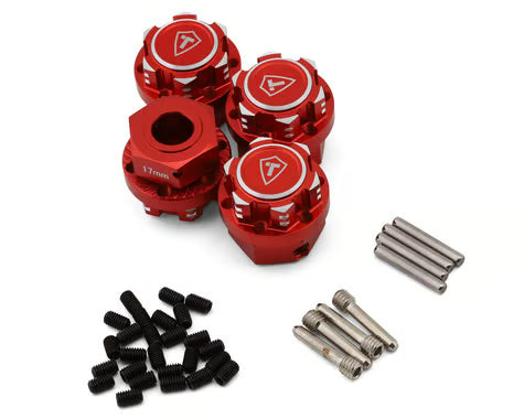 Treal Hobby Arrma Kraton 6S EXB Aluminum 17mm Hex Hub Adaptors w/Wheel Nuts (4)