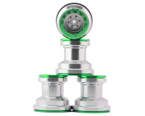 Treal Hobby Losi Mini LMT 7075 Aluminum Beadlock Wheel Set (4)