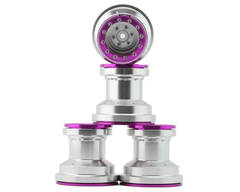 Treal Hobby Losi Mini LMT 7075 Aluminum Beadlock Wheel Set (4)