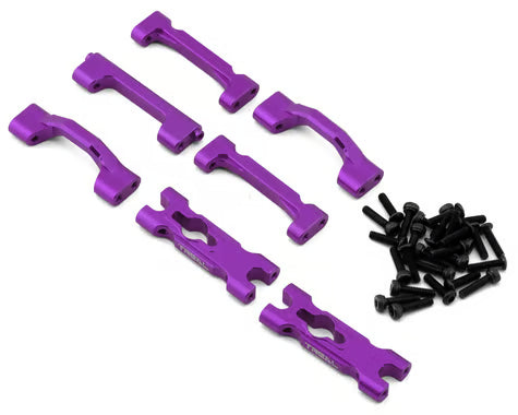 Treal Hobby Losi Mini LMT Aluminum Chassis Cross Brace Set (Grave Digger/Son-Uva Digger)