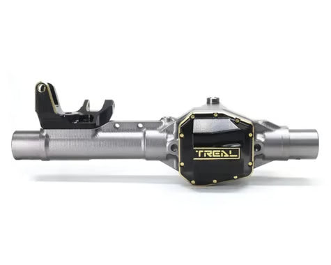 Treal Hobby Axial SCX10 Pro 7075 Aluminum Front Axle Housing w/Brass Differential Cover