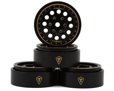 Treal Hobby Type C 1.0" 4-Slot Brass Beadlock Wheels