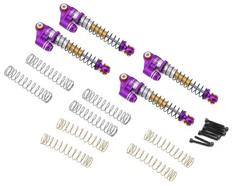 Treal Hobby Axial SCX24 Aluminum Long Travel Threaded Shocks (4) (43mm)