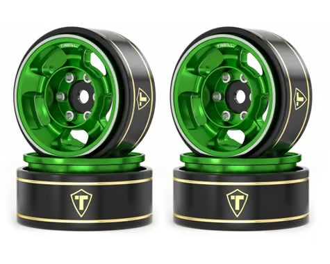 Treal Hobby Type G 1.0" 5-Spoke Beadlock Classic Wheels (4) (27.1g)