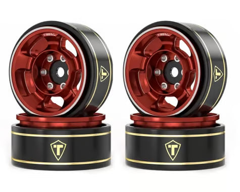 Treal Hobby Type G 1.0" 5-Spoke Beadlock Classic Wheels (4) (27.1g)