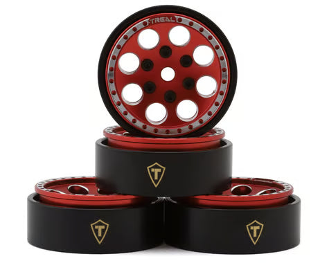 Treal Hobby 1.0" 8-Hole Beadlock Wheels (4) (22g)