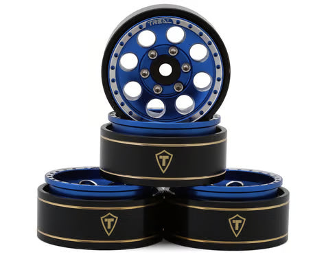Treal Hobby 1.0" 8-Hole Beadlock Wheels (4) (22g)