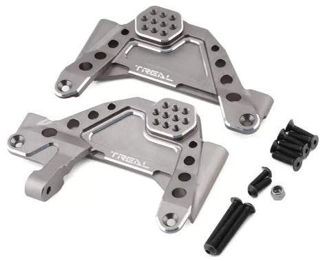 Treal Hobby SCX6 Aluminum Front Shock Towers (2) w/Panhard