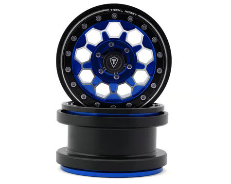 Treal Hobby Type B 2.9" 10-Hole Honeycomb Beadlock Wheels (2) (237g)
