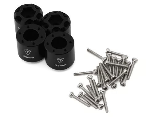 Treal Hobby 7075 Aluminum Extended Wheel Hex Hubs for Traxxas® TRX4-MT™ (4) (15mm)