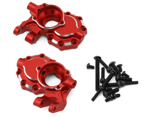 Treal Hobby Brass Steering Knuckles Portal Covers for Traxxas TRX-4