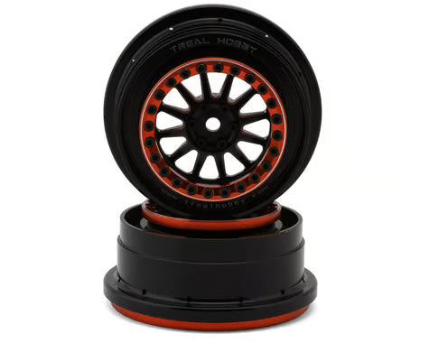 Treal Hobby Type B Aluminum Beadlock Wheels for Traxxas® UDR® (2) w/17mm Hex
