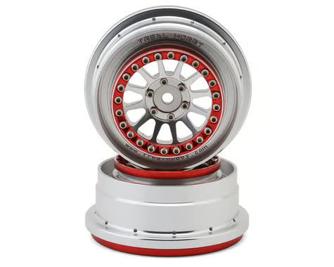Treal Hobby Type B Aluminum Beadlock Wheels for Traxxas® UDR® (2) w/17mm Hex