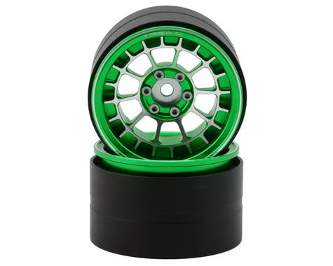 Treal Hobby 2.2" Type-A Aluminum 1/10 Rock Crawler Beadlock Wheels (2) (115g ea)