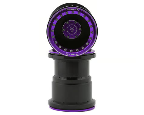 Treal Hobby 2.6" Aluminum Beadlock Monster Truck Wheels (2) (12mm Hex)
