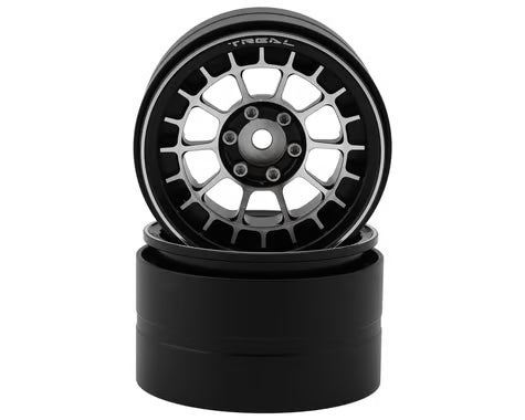 Treal Hobby 2.2" Type-A Aluminum 1/10 Rock Crawler Beadlock Wheels (2) (115g ea)