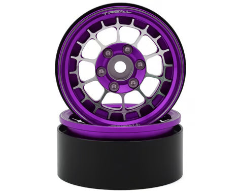 real Hobby Type A 1.9'' Spoked Beadlock Wheels (2)