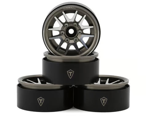 Treal Hobby Type L 1.9" V-Spoke Beadlock Wheels (4)