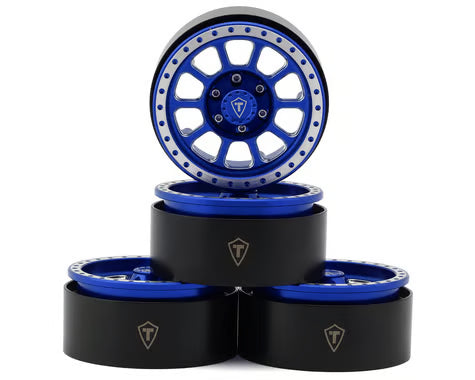 Treal Hobby 1.9" Type C Multi-Spoke Aluminum Crawler Beadlock Wheels (4) (116g ea)