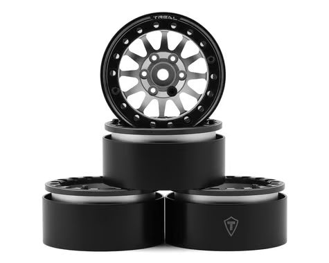 Treal Hobby Type D 1.9" 12-Spoke Beadlock Wheels (4)