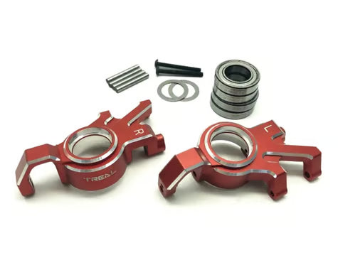 Treal Hobby 7075 Aluminum Front Hub Steering Knuckle Set for Traxxas® X-Maxx® (2)