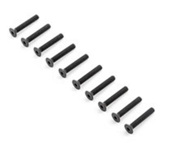 Team Losi Racing TLR255030 Flat Head Screws M5x30mm (10) 5ive-B