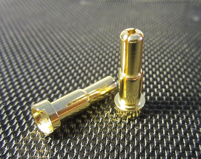 TQW2511 Balles doubles mâles 4 mm + 5 mm (pr.) Or 20 mm