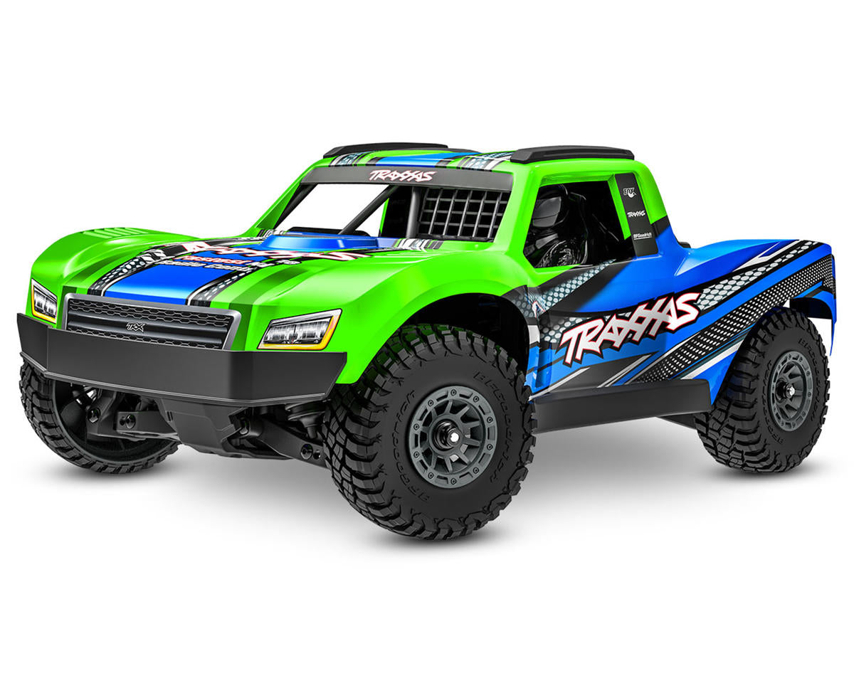 Traxxas 108164-1-GRN Mini Slash® Brushless 1/16 4WD RTR Short Course Truck (Green) w/TQ™ 2.4Ghz Radio, Battery