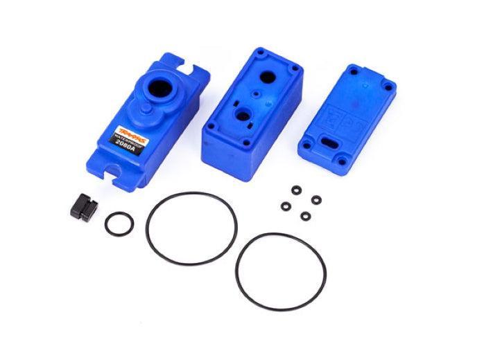 Traxxas 2081A Servo case /Gasket (For #2080A) 1/16 E-Revo 1/16 Summit 1/16 Slash