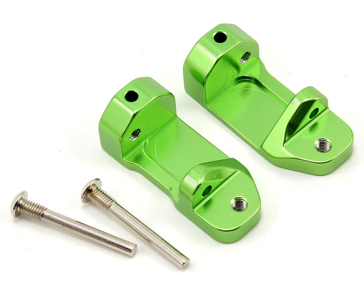 Traxxas 3632G Aluminum 30° Caster Blocks (Green) (2)