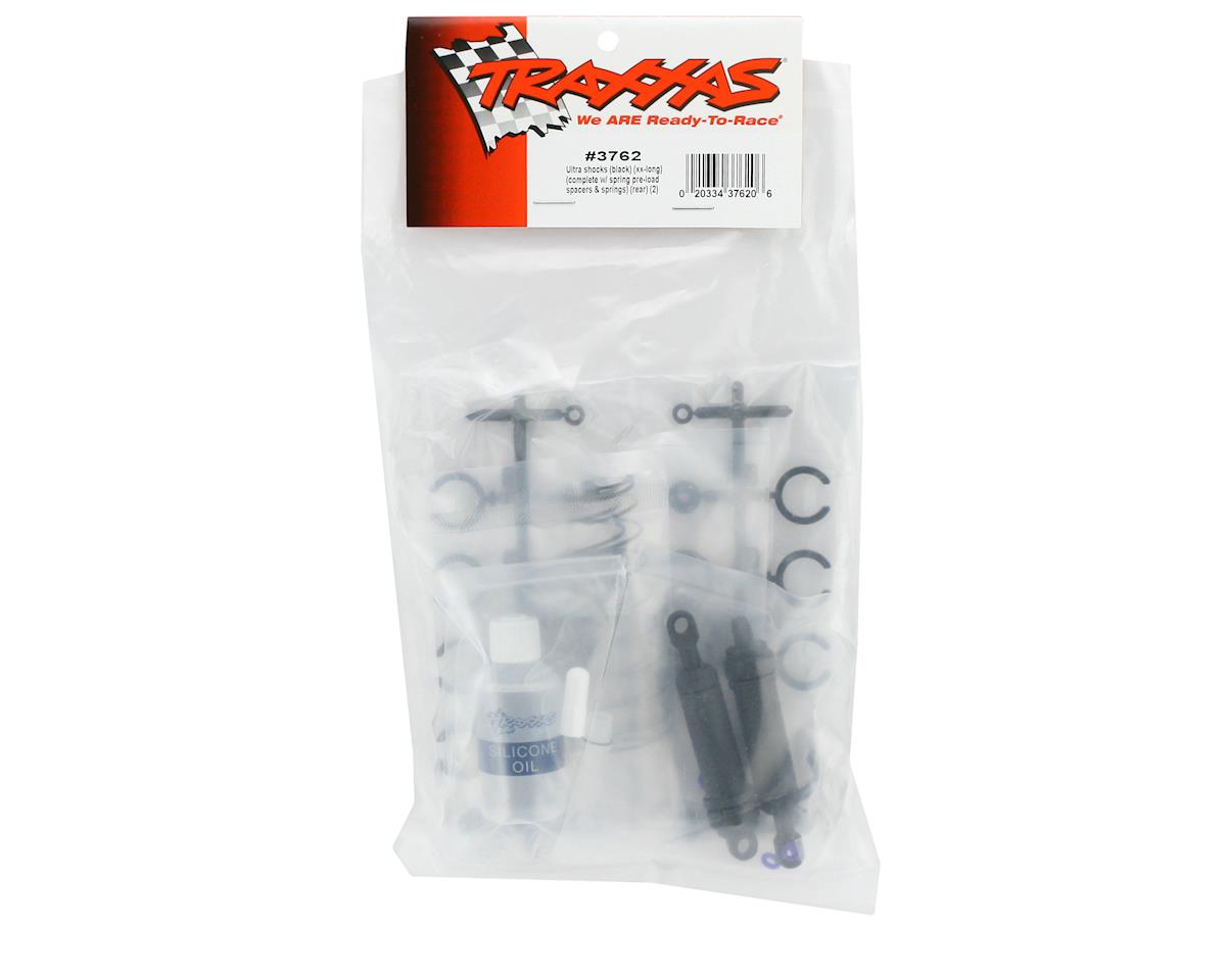 Traxxas 3762 Ultra Shocks (XX-Long) (Black) (2)