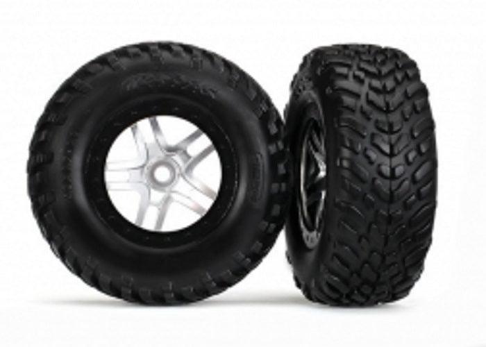 Traxxas 5889R Mounted Tires / Wheels 2.2" Slash 2Wd / 4x4 / 4WD