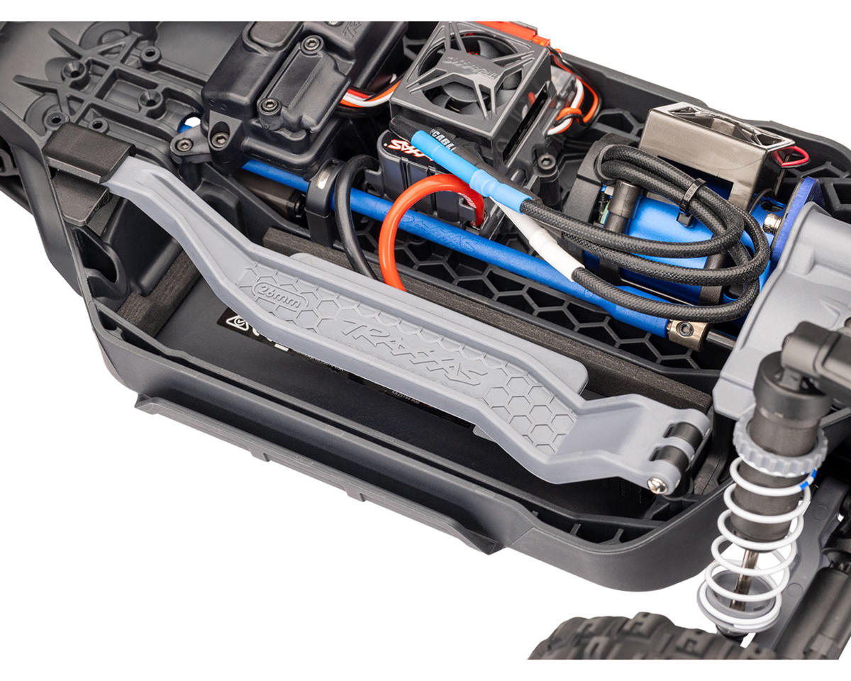 Traxxas Rustler® 67464-4-RED 4x4 VX3 1/10 RTR 4WD Brushless Stadium Truck (Red) w/VX3 ESC, TQi™ Sport 2.4GHz Radio & TSM®