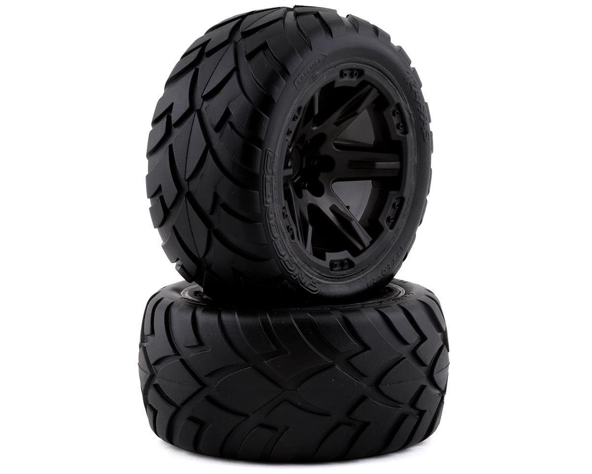 Traxxas 6775 Anaconda Neumáticos premontados de 2,8" con ruedas RXT (negro) (2) con hexágono de 12 mm