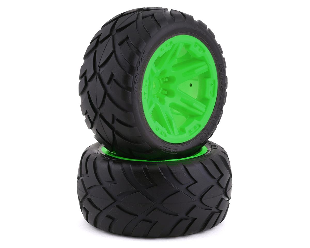 Traxxas 6775G Anaconda Pneus pré-montés 2,8" avec roues RXT (2) (vert) avec hexagone de 12 mm