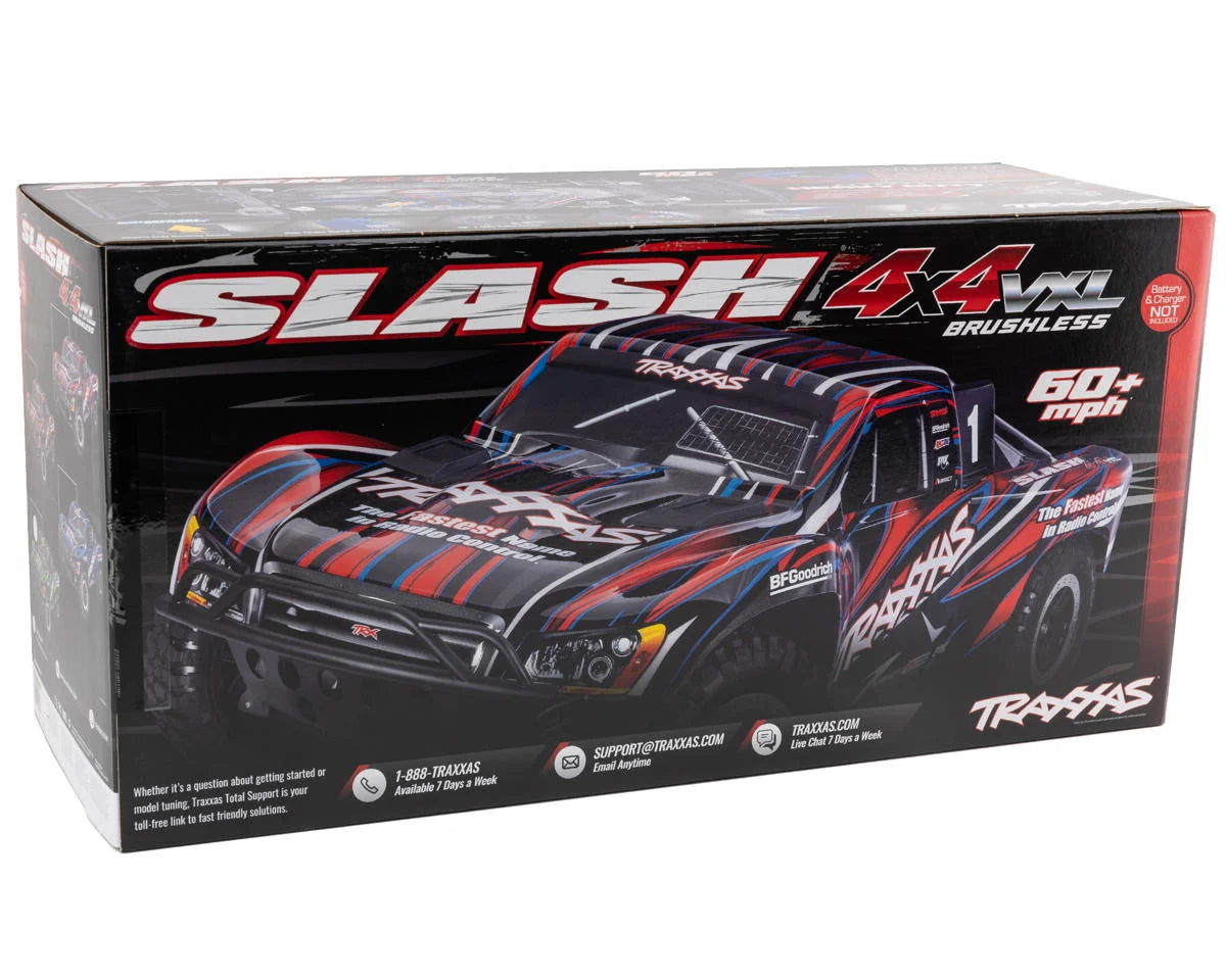 Traxxas 68386-4 Slash VXL 1/10 RTR 4X4 Brushless Short Course Truck w/TQi™ 2.4GHz Radio & TSM®