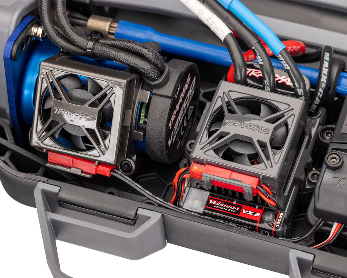 Traxxas 68454-4-RED Slash® 4x4 VX3 1/10 RTR 4WD Brushless Short Course Truck (Red) w/VX3 ESC, TQi™ Sport 2.4GHz Radio & TSM®