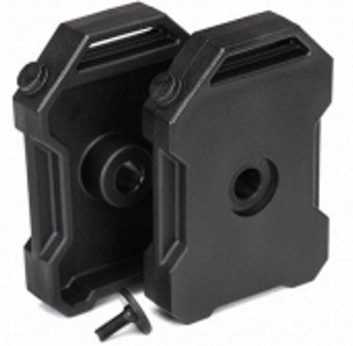 Traxxas 8022T Fuel Canisters (Black) (2)/ 3x8 FCS (1) TRX-4