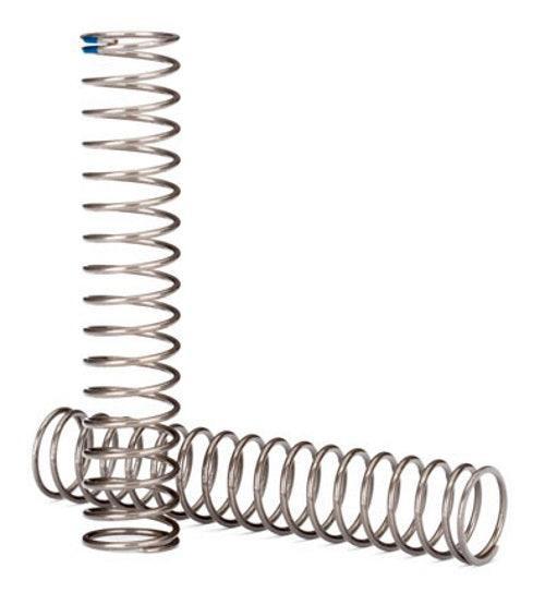 Traxxas 8157 Springs Shock Long (Natural Finish) (GTS) (0.62 Rate Blue Stripe) TRX-4