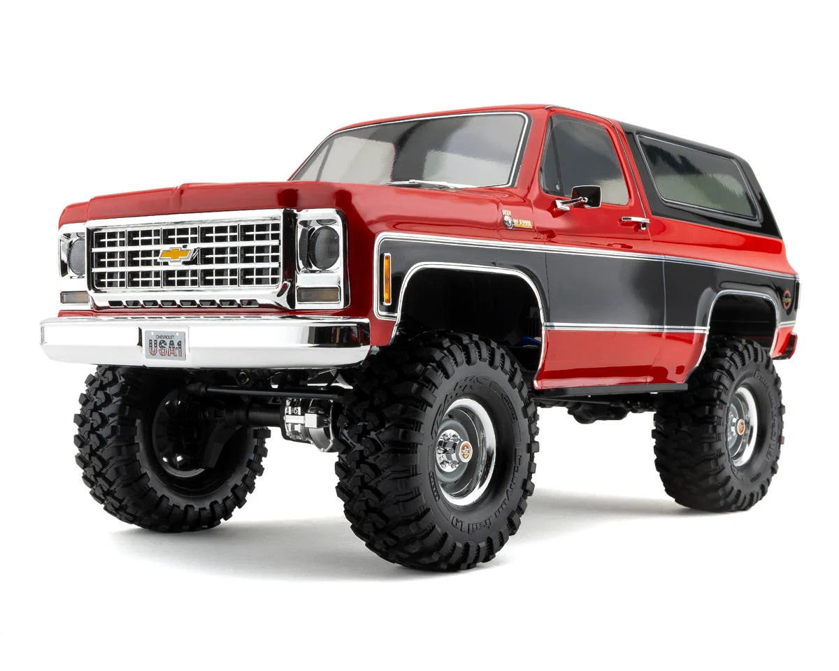 Traxxas 82276-4-RED TRX-4® 1/10 Trail Crawler Truck w/1979 Chevy Blazer Clipless Body (Red) w/TQi 2.4GHz Radio