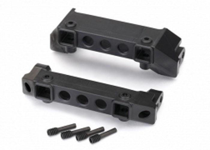 Traxxas TRA8237 Bumper Mounts Front & Rear w/Screw Pins (4) TRX-4