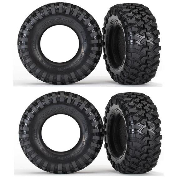 Traxxas 8270 TRX-4 Rock Crawler Tires Canyon Trail 1.9 w/ Foam inserts (4)