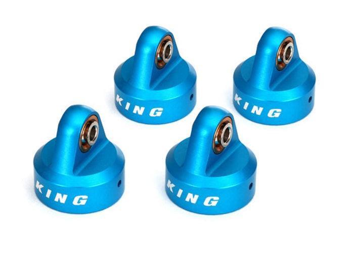 Traxxas 8457 Shock Caps Aluminum (Blue-Anodized) King Shocks Desert Racer UDR