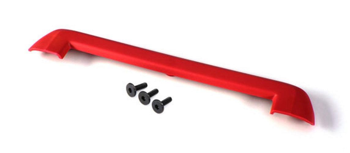 Traxxas 8912R Tailgate Protector Red /3x15mm Flat-Head Screw (4) Maxx