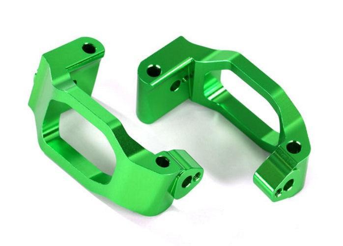 Traxxas 8932G Caster Blocks (C-Hubs), 6061-T6 Aluminum (Green-Anodized) Maxx