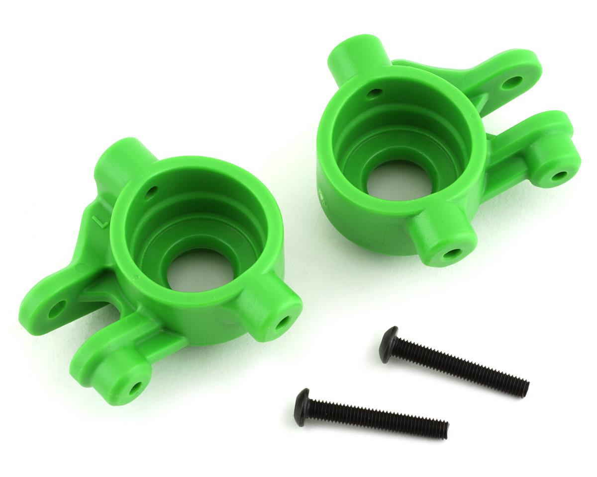 Traxxas 9037G Hoss/Rustler/Slash 4x4 Blocs de direction extrêmement résistants (Vert) (2)